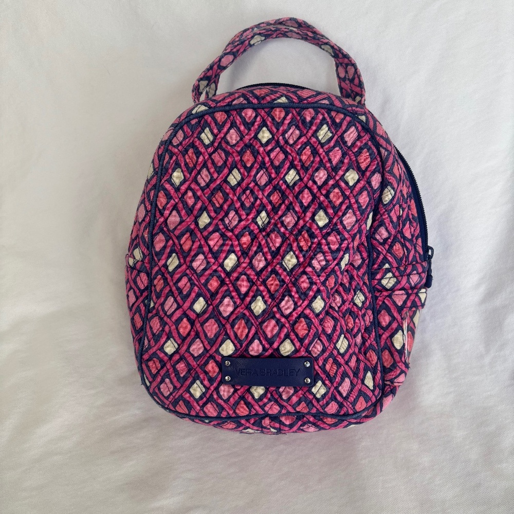 Vera Bradley Lunch Bunch Katalina Pink Diamonds Food Lunch Bag